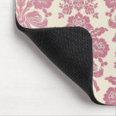 Tapis De Souris Damassé rose Girly (Coin)