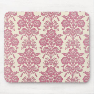 Tapis De Souris Damassé rose Girly