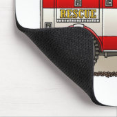 Tapis de souris d'ambulance de camion de boîte (Coin)