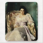 Tapis De Souris Dame Agnew de Lochnaw<br><div class="desc">Portrait de la peinture de Lady Agnew de Lochnaw,  1892-1893 par le peintre américain John Singer Sargent.</div>