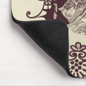 Tapis De Souris dame boit du thé (Coin)