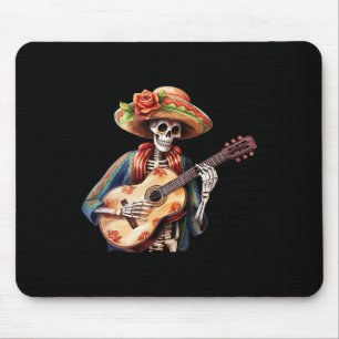 Tapis De Souris Dame du Jour des Morts Crâne de Sucre Dia De Los M