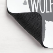 Tapis De Souris dame folle de loup (Coin)