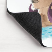 Tapis De Souris Dame forte et belle (Coin)