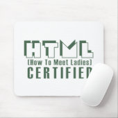 Tapis De Souris Dames certifiées par HTML (Avec souris)