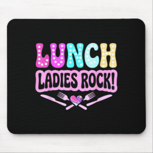 Tapis De Souris Dames de déjeuner rock équipe de dame de déjeuner