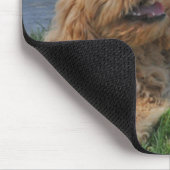 Tapis de souris d'amis de Goldendoodle (Coin)