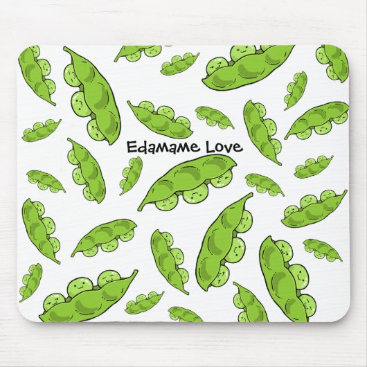 Tapis de souris d'amour d'Edamame (Devant)