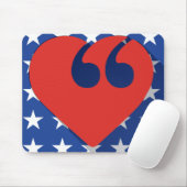 Tapis de souris d'amour des Etats-Unis de liberté (Avec souris)