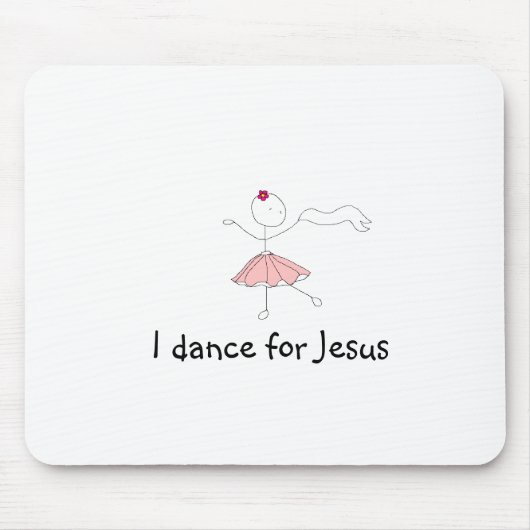 Tapis De Souris danceforhim, je danse pour Jésus (Devant)