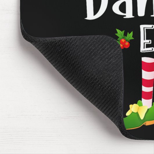 Tapis De Souris Dancing Christmas Elf Matching Pajama X-mas Party (Coin)