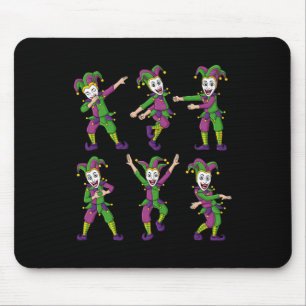 Tapis De Souris Dancing Jokers Mardi Gras Fun Boys Girls