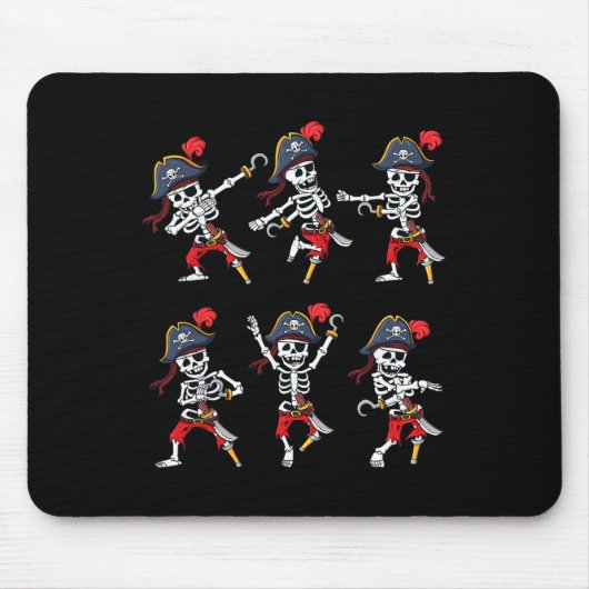 Tapis De Souris Dancing Pirate Skeletons Dance Challenge Boys (Devant)