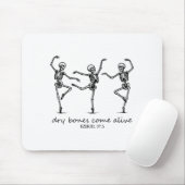Tapis De Souris Dancing Skeleton Dry Bones Come Alive Christian Ha (Avec souris)