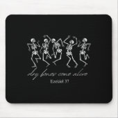 Tapis De Souris Dancing Skeleton Dry Bones Come Alive Christian Ha (Devant)