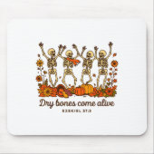 Tapis De Souris Dancing Skeleton Dry Bones Come Alive Christian Ha (Devant)