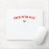 Tapis De Souris Dancing Skeleton Halloween Funny Bone Wild (Avec souris)