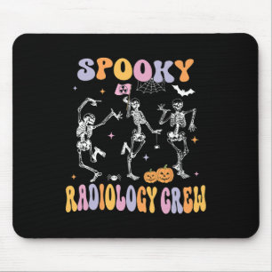 Tapis De Souris Dancing Skeleton Radiologie Éffrayante Crew X-ray