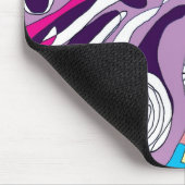 Tapis De Souris "Dancing Sky Reaching Hill" Art Abstrait (Coin)