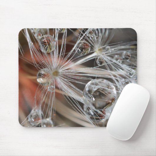 Tapis De Souris Dandelion Abstrait (Avec souris)
