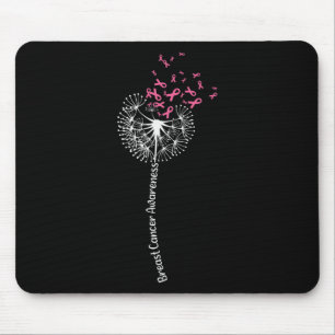 Tapis De Souris Dandelion Cancer du sein Guerrier de sensibilisati