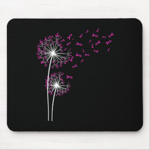 Tapis De Souris Dandelion Faith Hope Love Cancer du sein Sensibili