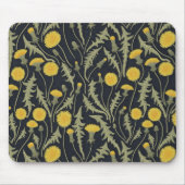 Tapis De Souris Dandelions, vert, jaune et noir (Devant)
