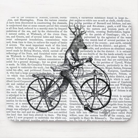 Tapis De Souris Dandy Deer à vélo Vintage (Devant)