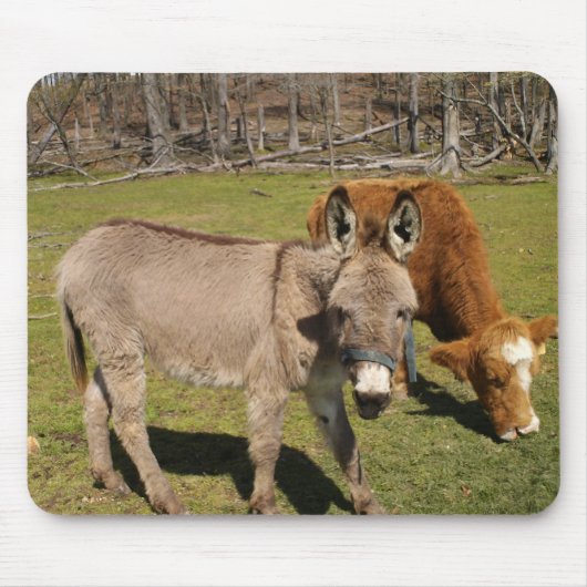 Tapis de souris d'âne et de vache (Devant)