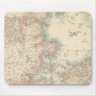 Tapis De Souris Danemark avec Schleswig et Holstein