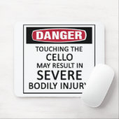 Tapis De Souris Danger Cello (Avec souris)