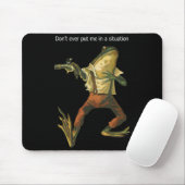 Tapis De Souris Danger Frog Dont Ever Put Me In A Situation Retro  (Avec souris)