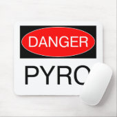 Tapis De Souris Danger - Pyro Amusing Pyrotechnicien T-Shirt Mug S (Avec souris)