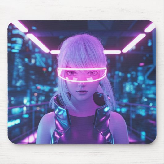 Tapis de souris d'anime Cyberpunk Cool (Devant)