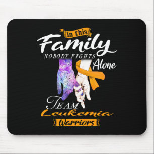 Tapis De Souris Dans Cette Famille Personne ne combat seul Team Le