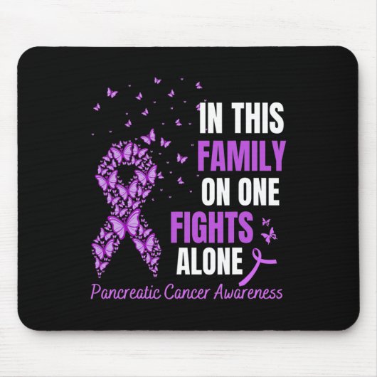 Tapis De Souris Dans cette famille, personne ne se bat seul Pancre (Devant)