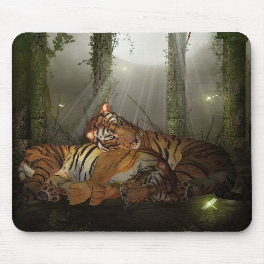 Tapis De Souris Dans l'amour, année chinoise du tigre Mousepad (Devant)