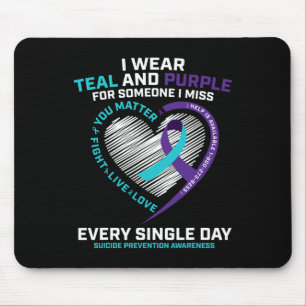 Tapis De Souris Dans l'amour Mémoire Prévention Suicide