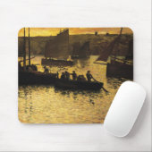 Tapis De Souris Dans le port, 1895 (Avec souris)