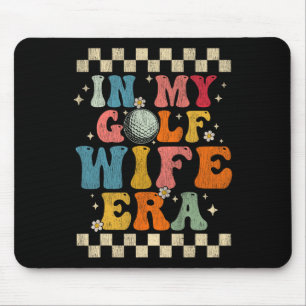 Tapis De Souris Dans Mon Golf Femme Era Retro Cadeau Super Golf Fe