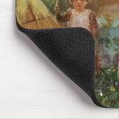 Tapis De Souris Dans un jardin à Cookham par George John Pinwell (Coin)