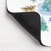 Tapis De Souris Danse Animaux de forêt Noël Aquarelle (Coin)