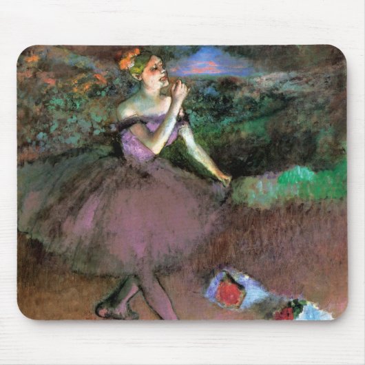 Tapis De Souris Danse avec bouquets par Degas (Devant)