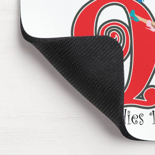 Tapis De Souris Danse de 9 dames (Coin)