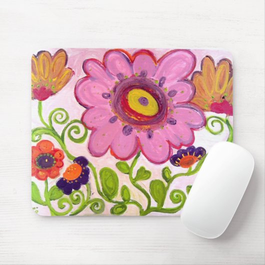 Tapis De Souris danse de fleur (Avec souris)