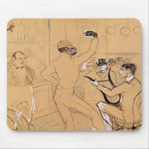 Tapis De Souris Danse de Henri De Toulouse-Lautrec   Chocolat,
