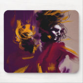 Tapis De Souris Danse De L'Esprit – Figure Abstrait Expressif (Devant)