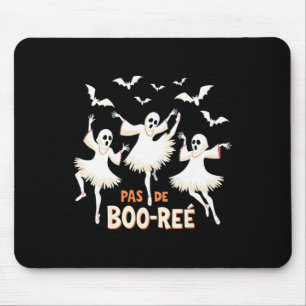 Tapis De Souris Danse d'Halloween Pas De Boo-rée Ghost Ballet