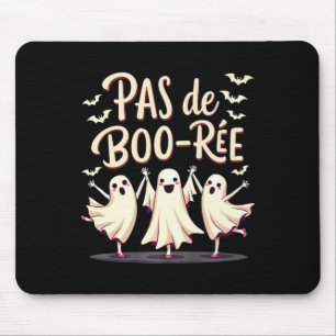 Tapis De Souris Danse d'Halloween Pas De Boo-rée Ghost Ballet