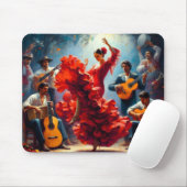 Tapis De Souris Danse flamenco Musique espagnole (Avec souris)
